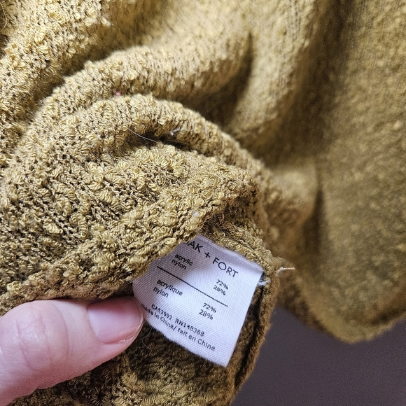 Oak + Fort Retro Green Knit Sweater - Picture 7 of 7